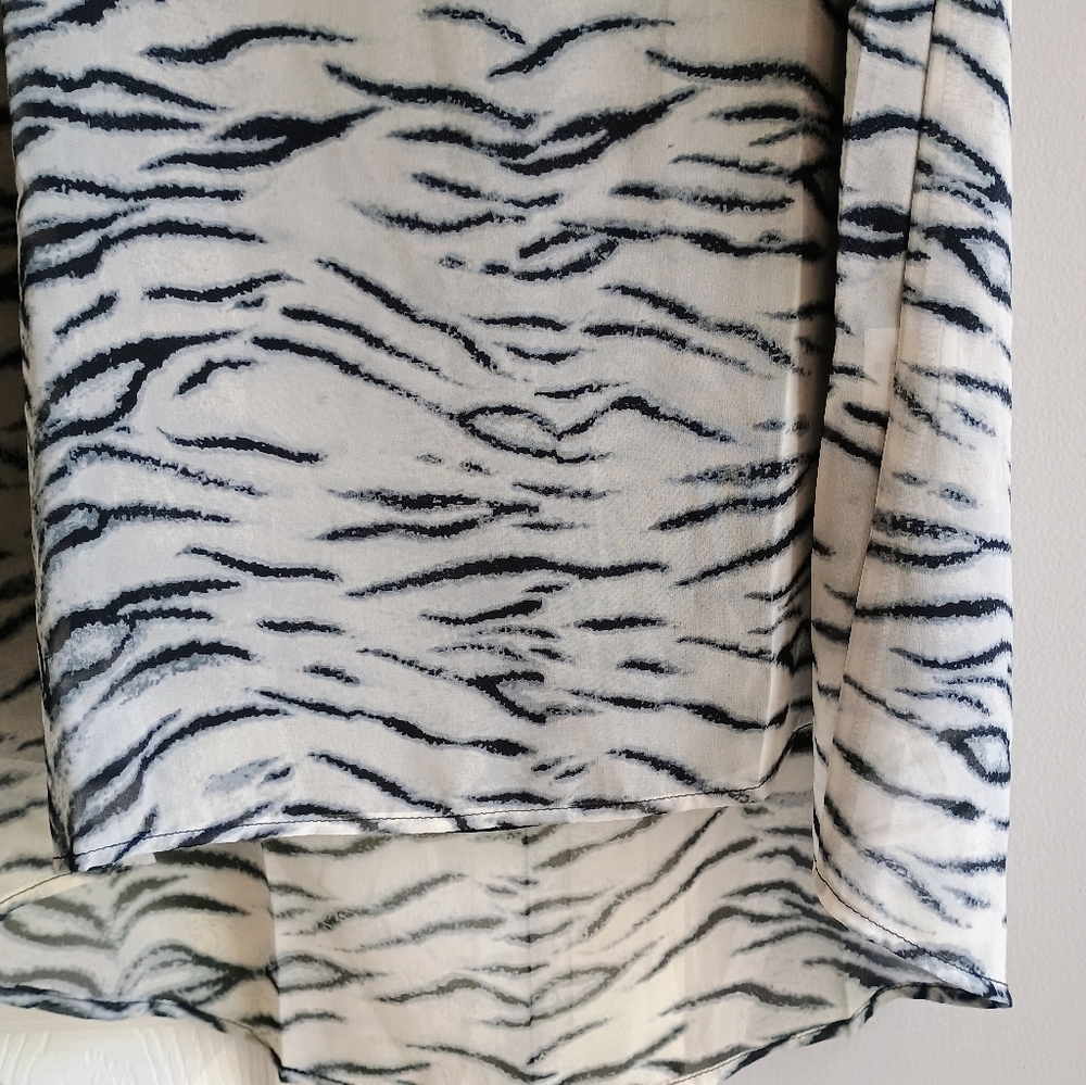 NWT Three Eighty Two‎ Sleeveless Zebra Print Dress Lined NWT Size XS - Picture 5 of 10